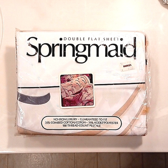 Springmaid "Anastasia" Vintage Double Sheet Set - Picture 2 of 7